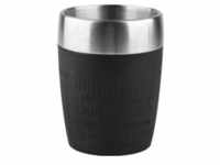 TRAVEL CUP Thermobecher - schwarz/edelstahl, 0,2 Liter