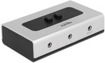 Umschalter Klinke 3,5mm 2 Port manuell bidirektional, Switch