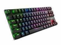 PureWriter TKL RGB, Gaming-Tastatur - schwarz, US-Layout, Kailh Choc Low...