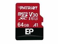 EP 64 GB microSDXC, Speicherkarte - schwarz/rot, UHS-I U3, Class 10, V30, A1