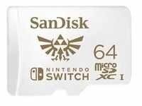 Nintendo Switch 64 GB microSDXC, Speicherkarte - weiß, UHS-I U3, V30