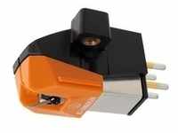AT-VM95EN, Tonabnehmer - schwarz/orange, MM-Tonabnehmer, 1/2 Zoll Befestigung