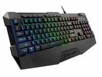SKILLER SGK4, Gaming-Tastatur - schwarz, US-Layout, Rubberdome