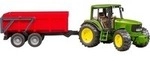 John Deere 6920 mit Wannenkippanh&auml;nger, Modellfahrzeug