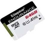 High Endurance 64 GB microSDXC, Speicherkarte - weiß/schwarz, UHS-I U1, Class 10 High Endurance 64 GB microSDXC, Speicherkarte - weiß/schwarz, UHS-I U1, Class 10