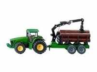 FARMER Traktor mit Forstanhänger, Modellfahrzeug