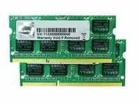 SO-DIMM 8 GB DDR3-1600 (2x 4 GB) Dual-Kit, Arbeitsspeicher - F3-1600C11D-8GSL