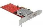 PCIe x8>2x int. NVMe M.2 Key M LP, Adapter