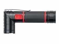 Multi-Taschenlampe - schwarz/rot, mit LED-Licht, Laser und UV-Licht