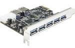 PCI Express Karte >5x ext +2x int.USB3.0, Controller
