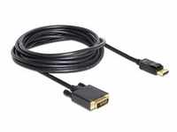 Adapterkabel DisplayPort 1.1 Stecker > DVI 24+1 Stecker - schwarz, 5 Meter,...