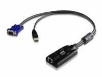 USB-VGA-Virtual-Media-KVM-Adapter KA7175 - schwarz, mit Chipkartenunterstützung