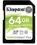 Canvas Select Plus 64 GB SDXC, Speicherkarte - schwarz, UHS-I U1, Class 10, V10 Canvas Select Plus 64 GB SDXC, Speicherkarte - schwarz, UHS-I U1, Class 10, V10