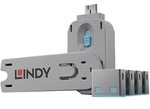 USB Typ A Port Schl&uuml;ssel mit 4 Schl&ouml;ssern, Schloss