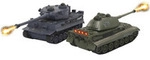 Fernsteuerung 2,4 Gigahertz Panzer Tiger Battle Set Ma&szlig;stab 1:28, RC