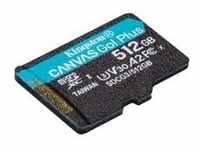 Canvas Go! Plus 512 GB microSDXC, Speicherkarte - schwarz, UHS-I U3, Class 10, V30,