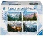 Puzzle M&auml;rchenschloss in 4 Jahreszeiten