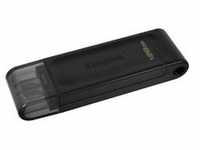 DataTraveler 70 128 GB, USB-Stick - schwarz, USB-C 3.2 (5 Gbit/s)