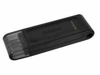 DataTraveler 70 64 GB, USB-Stick - schwarz, USB-C 3.2 (5 Gbit/s)