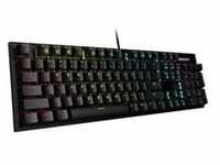 AORUS K1, Gaming-Tastatur - schwarz, DE-Layout, Cherry MX Red