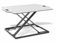 Ergonomischer Steh/Sitz Laptop Schreibtischaufsatz - weiß
