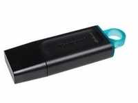 DataTraveler Exodia 64 GB, USB-Stick - schwarz/türkis, USB-A 3.2 Gen 1