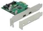PCIe x1 > 2x extern SuperSpeed USB 3.2 Gen 1, USB-Controller
