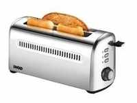 4er-Toaster Retro - edelstahl, 1.500 Watt, für 4 Scheiben Toast