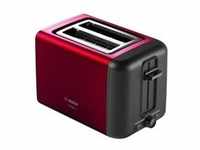 Kompakt-Toaster DesignLine TAT3P424DE - rot/schwarz, 970 Watt, für 2 Scheiben Toast
