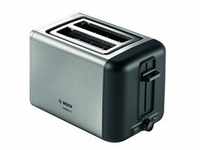 Kompakt-Toaster DesignLine TAT3P420DE - edelstahl/schwarz, 970 Watt, für 2 Scheiben