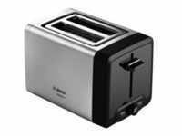 Kompakt-Toaster DesignLine TAT4P420DE - edelstahl/schwarz, 970 Watt, für 2 Scheiben