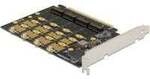 PCIe 16x Karte > 4x Intern NVMe M.2, Controller