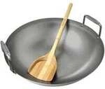 Grill-Wok aus Kohlenstoffstahl, &Oslash; 40cm