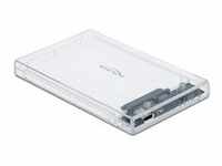 Externes Gehäuse für 2.5" SATA HDD / SSD mit USB Type-C Buchse, Laufwerksgehäuse -