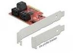 PCIe 6P SATA PCIe x4Karte - LP, Controller