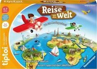 Ravensburger 00117, Ravensburger tiptoi Unsere Reise um die Welt, Brettspiel