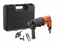 Bohrhammer BEHS01K-QS - schwarz/orange, 650 Watt, Koffer