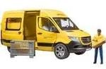 MB Sprinter DHL mit Fahrer, Modellfahrzeug