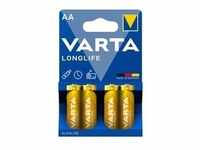 Longlife , Batterie - 4 Stück, AA