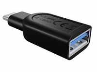 USB 3.2 Gen 1 Adapter, USB-C Stecker > USB-A Buchse - schwarz