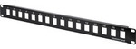 Modulares Patchpanel, 16-Port, unbest&uuml;ckt