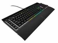 K55 RGB PRO, Gaming-Tastatur - schwarz, DE-Layout, Rubberdome