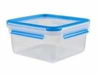 CLIP & CLOSE Frischhaltedose - transparent/blau, 1,3 Liter