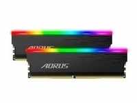 DIMM 16 GB DDR4-3733 (2x 8 GB) Dual-Kit, Arbeitsspeicher - grau, GP-ARS16G37D, AORUS