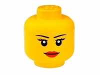 LEGO Iconic Storage Head , Aufbewahrungsbox - gelb, Größe S, Weiblich