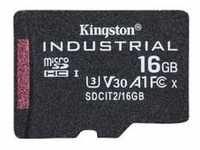 Industrial 16 GB microSDHC, Speicherkarte - schwarz, UHS-I U3, Class 10, V30, A1