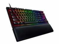 Huntsman V2 TKL, Gaming-Tastatur - schwarz, DE-Layout, Razer Clicky Optical (Purple)