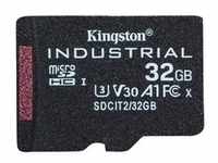 Industrial 32 GB microSDHC, Speicherkarte - schwarz, UHS-I U3, Class 10, V30, A1