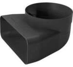 90&deg; Adapterst&uuml;ck HEZ9VDSI1, &Oslash; 150mm, Rohr