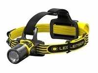Stirnlampe EXH8, LED-Leuchte - schwarz/gelb